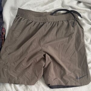 Nike Men's Athletic Olive Green Shorts